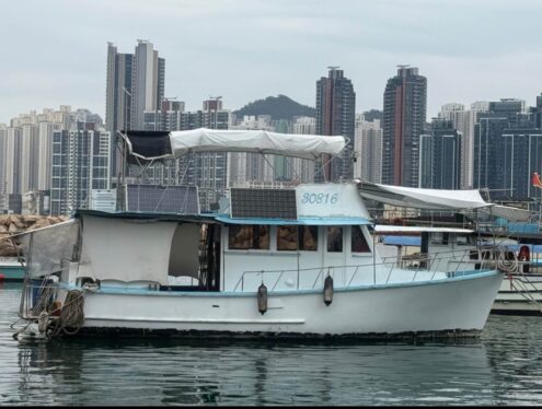 1990 香港產纖維遊艇 36ft